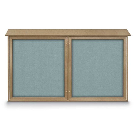 United Visual Products Open Faced Traditional Rounded Corkboard UV646ARC-BLACK-BUFF